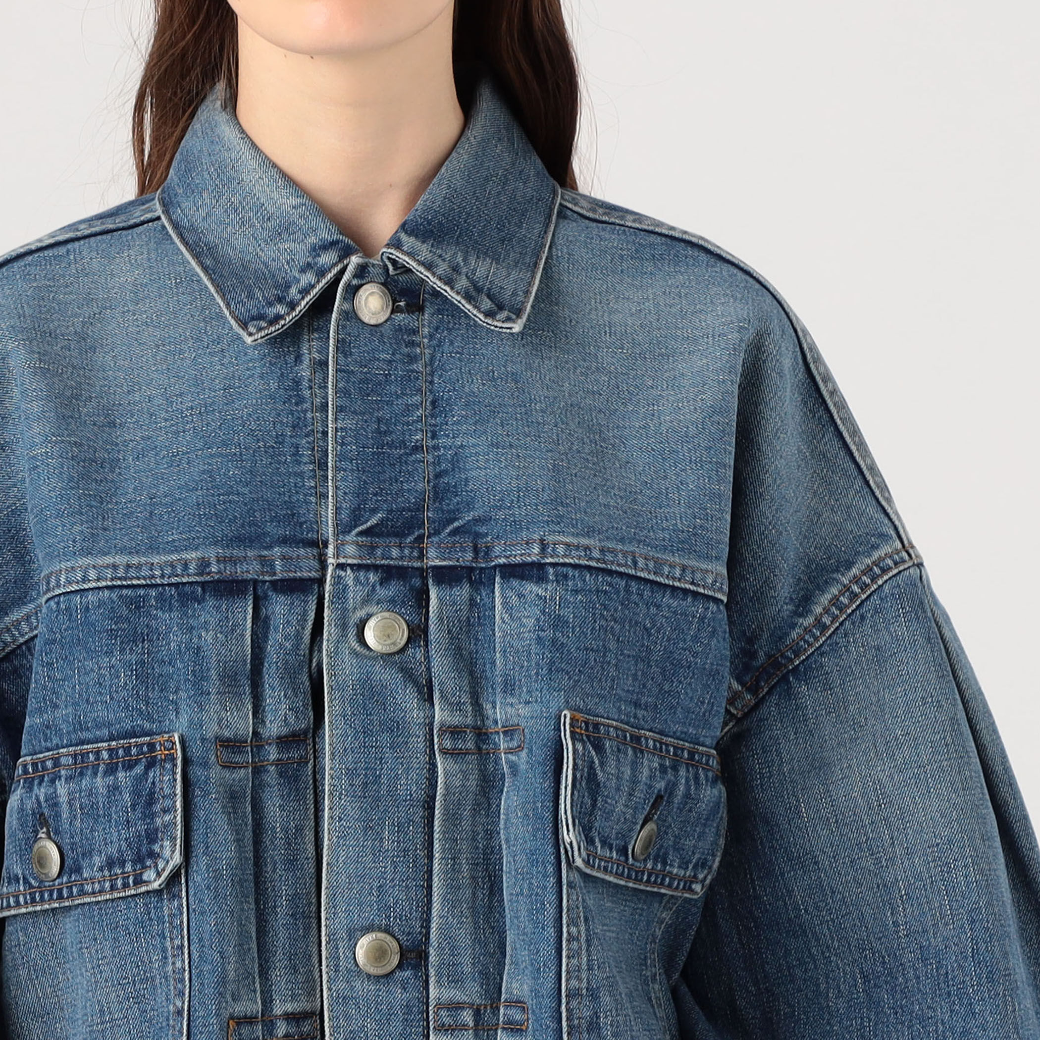 美品HYKE BALLON SLEEVE DENIM JACKET HYKE BALLOON SLEEVE DENIM JACKET / TYPE2 – COLDBECK ONLINE