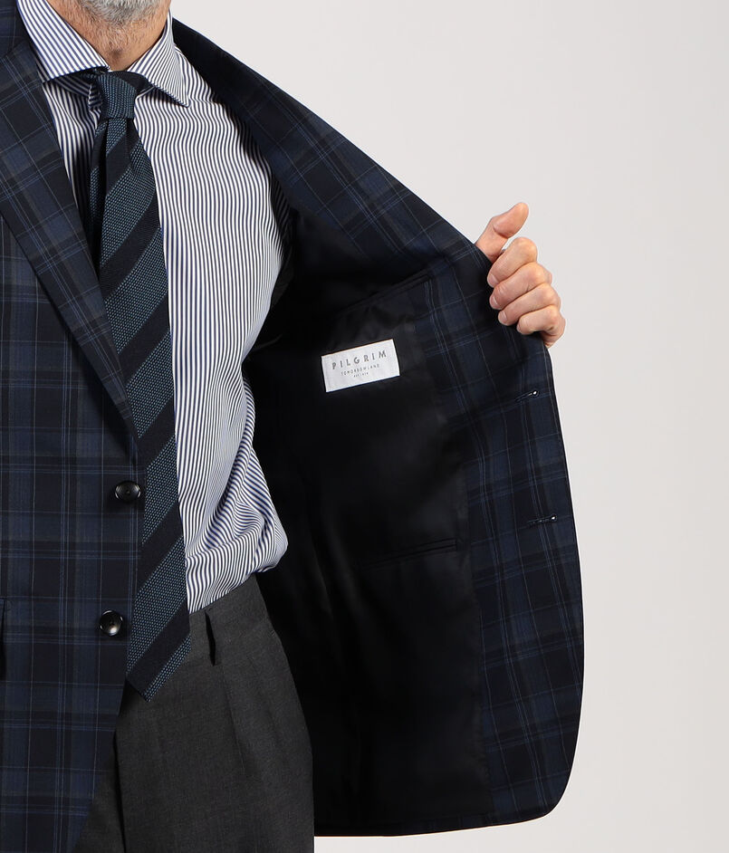 Super120'sウール シングルブレステッド2Bジャケット Dormeuil Super120'sウール シングルブレステッド2Bジャケット Dormeuil