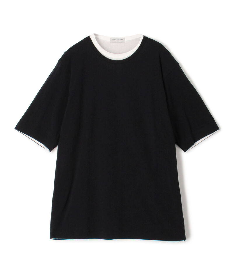 ストレッチ天竺 レイヤードTシャツ