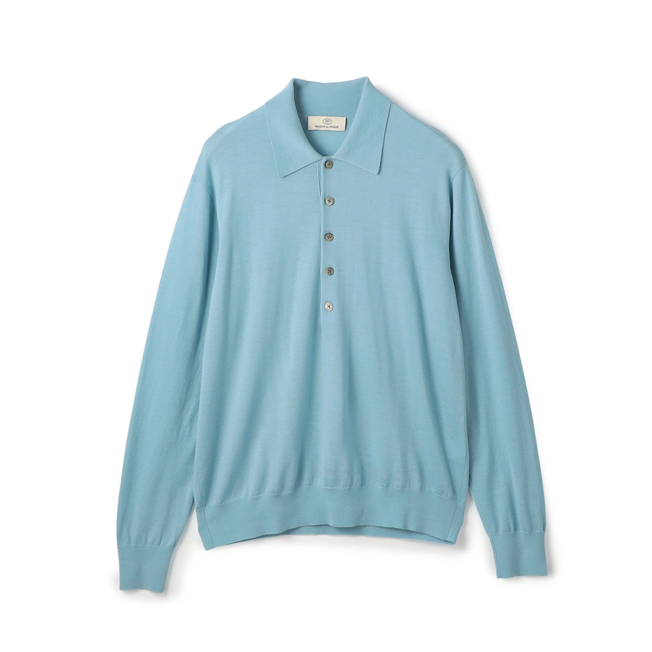 Plage WOOL ポロニットシャツ Plage WOOL ポロニットシャツ