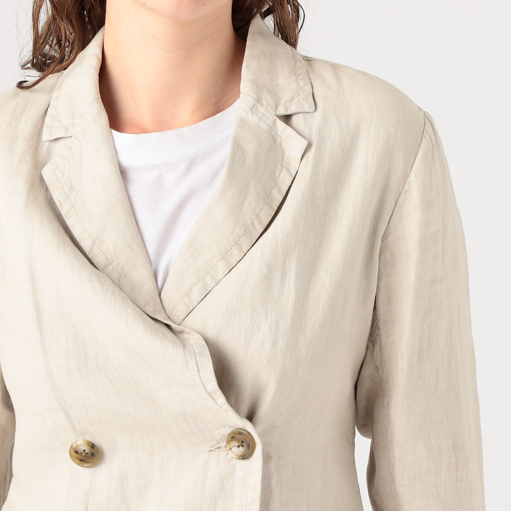 リネン ダブルブレストジャケット WKOH2600｜トゥモローランド 公式通販