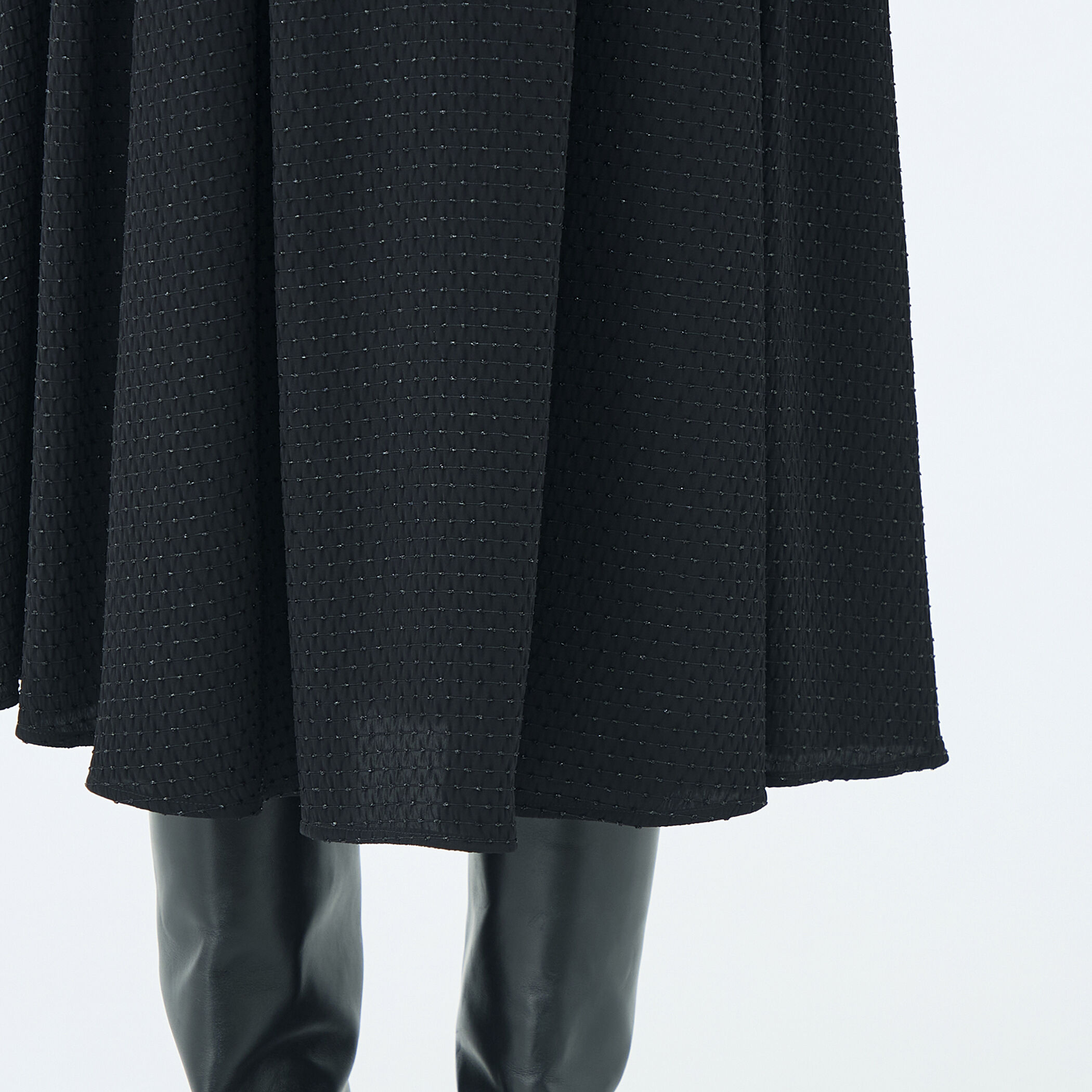 フィルムボーダー ミックスタックフレアスカート｜トゥモローランド