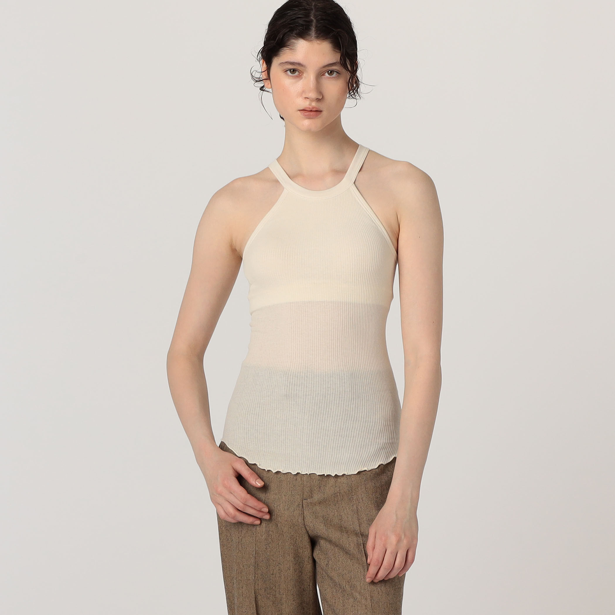 HAKUJI Twist cotton bra TANKTOP｜トゥモローランド 公式通販