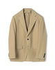 シルクコットンリネン シングルブレステッド 3Bジャケット