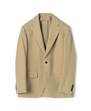 シルクコットンリネン シングルブレステッド 3Bジャケット