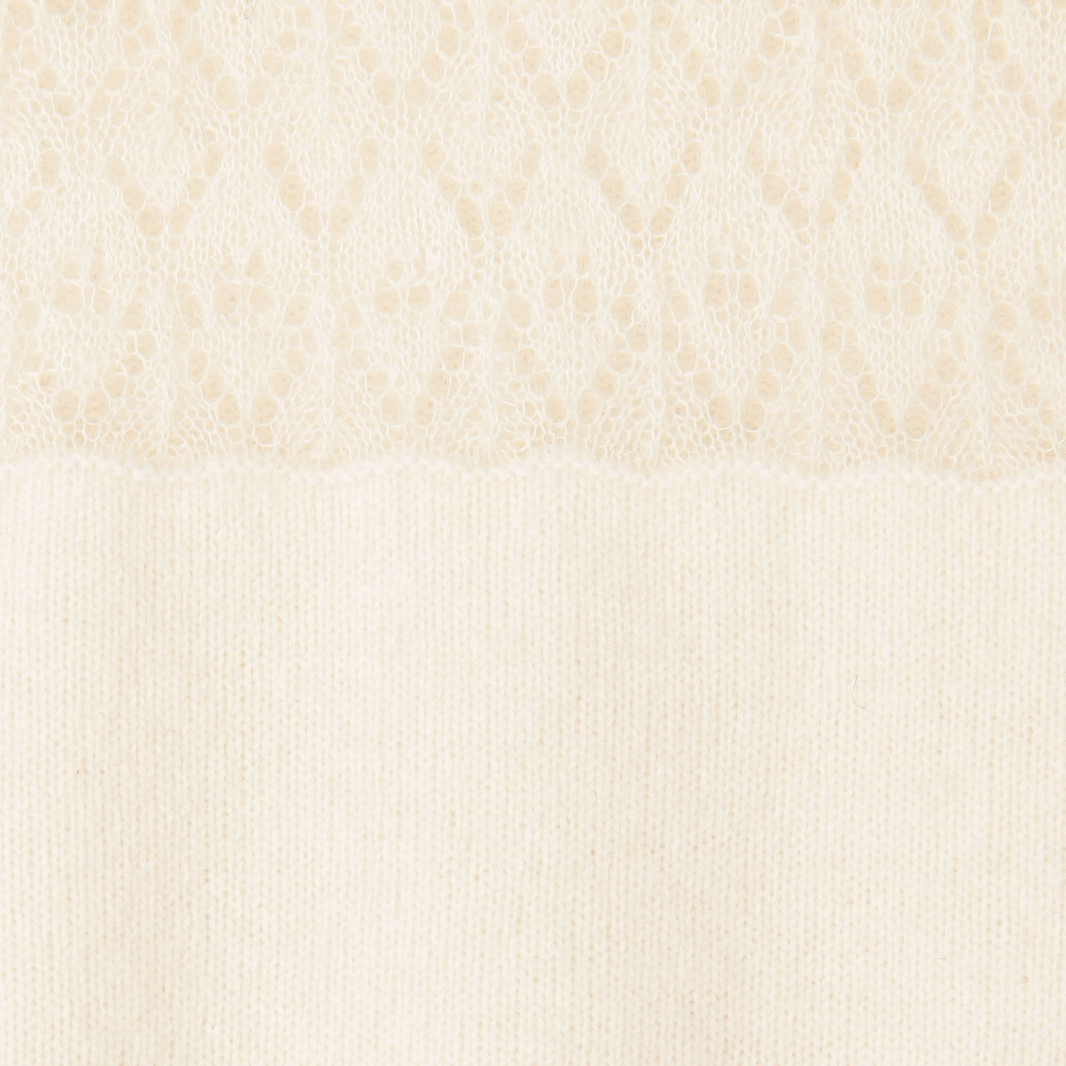 パッチワークレース クルーネックニット｜トゥモローランド 公式通販