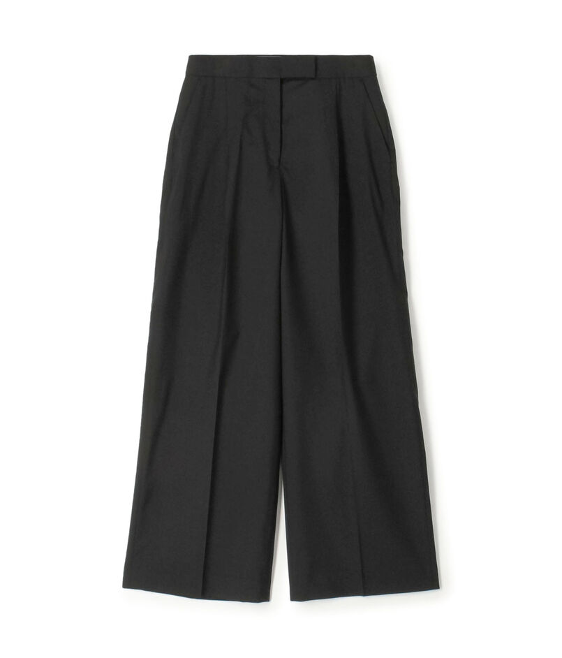 スーパーウールトロピカルウール センタープレスワイドパンツ