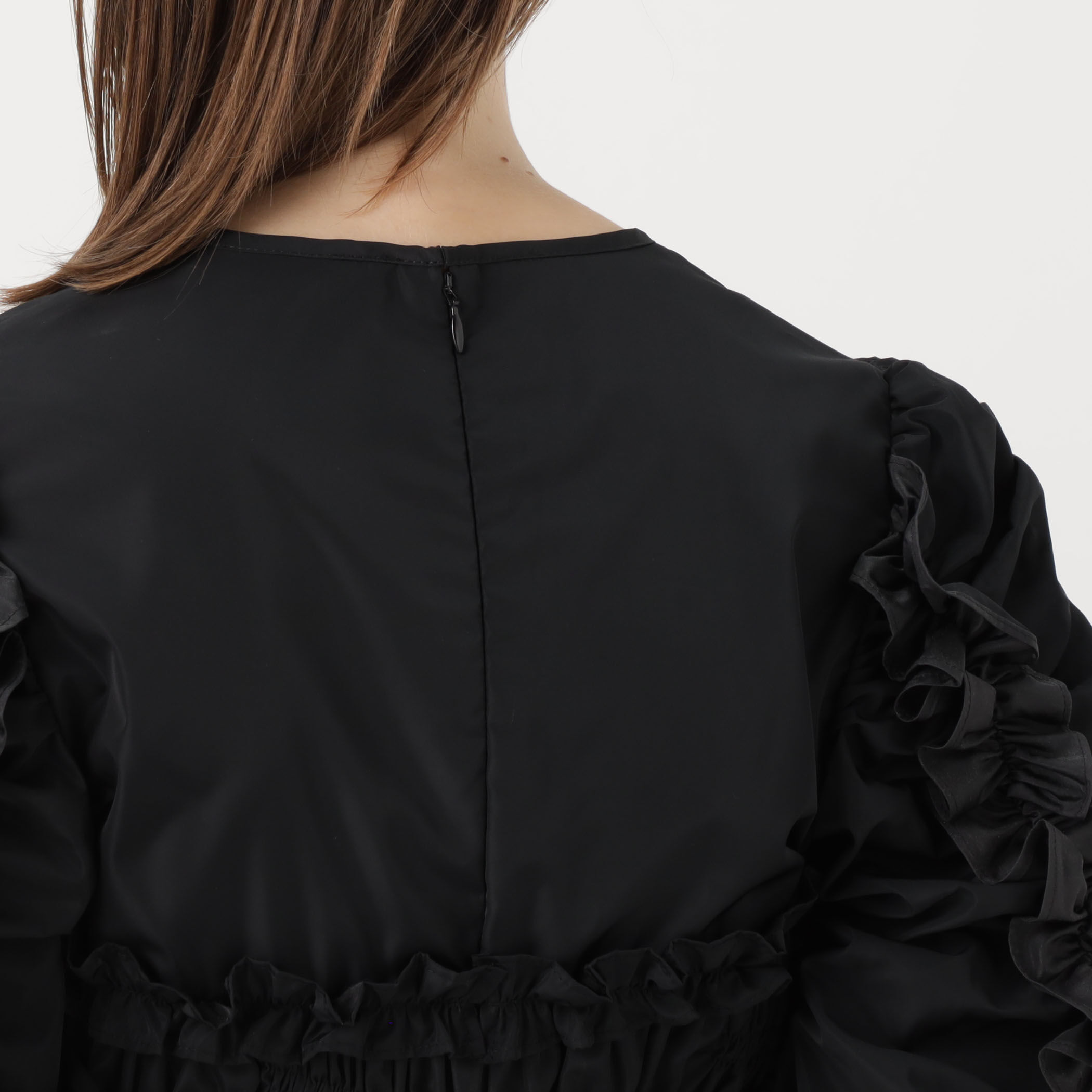 お洒落♪Cecilie Bahnsen ボリュームスリーブ ペプラムトップス CECILIE BAHNSEN VIRTUE TOP RECYCL ペプラムブラウス