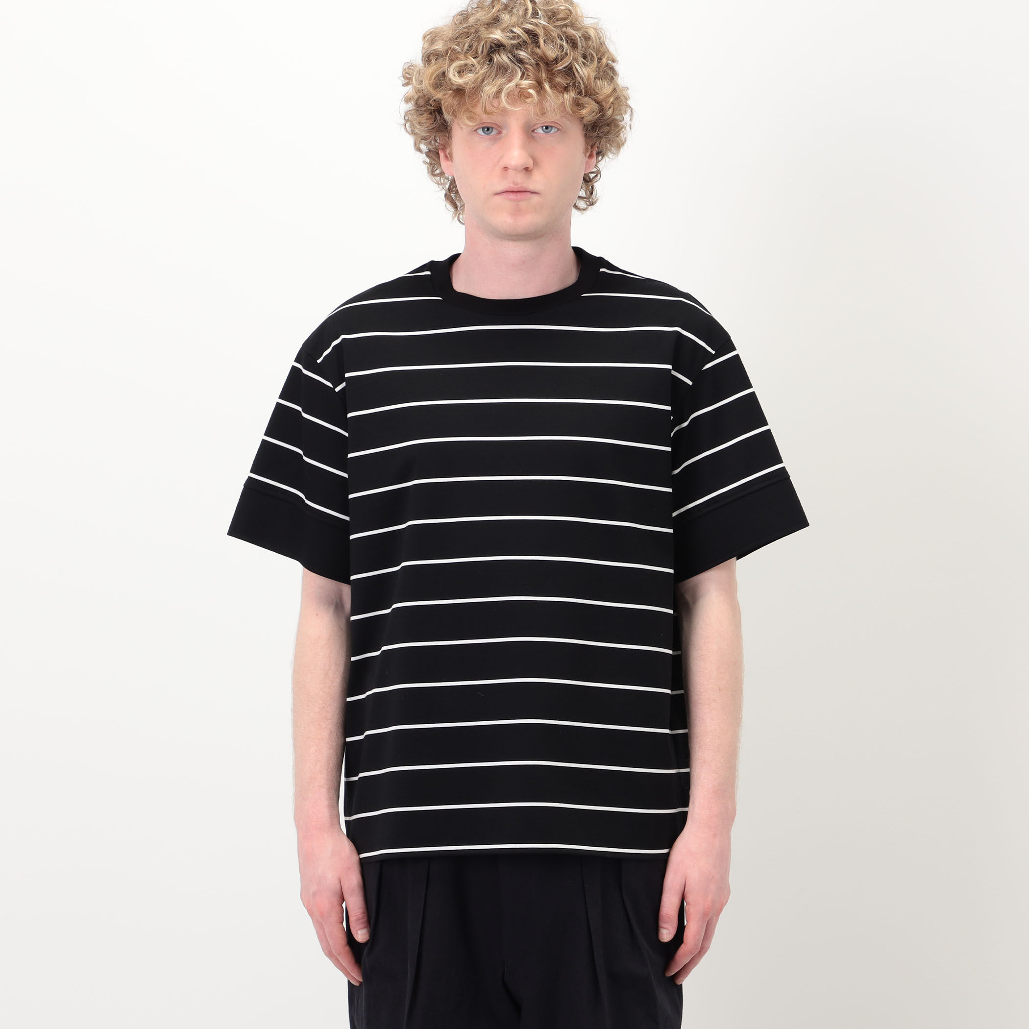 別注】THE RERACS × Edition OVER SIZE BORDER T オーバーサイズT