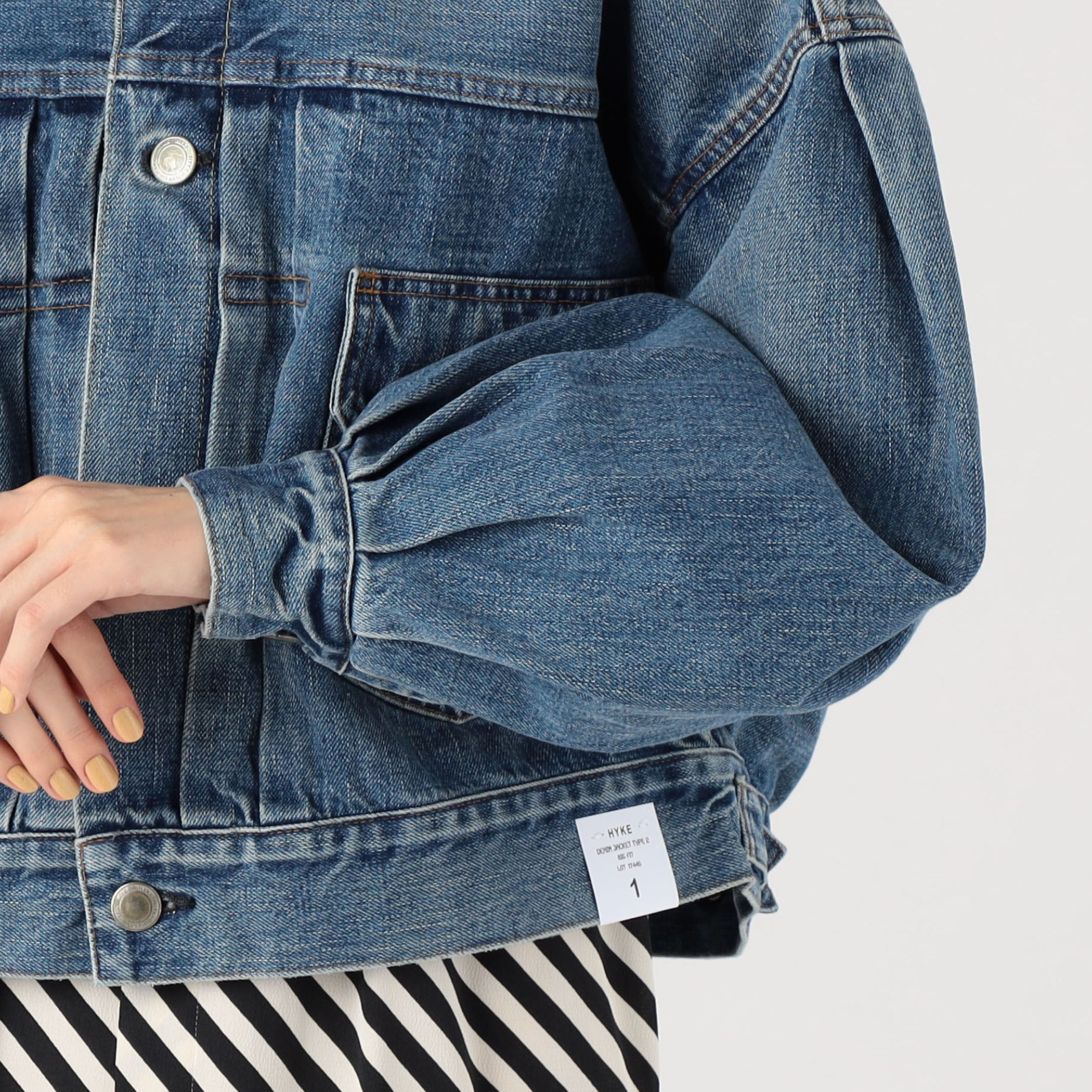 HYKE BALLON SLEEVE DENIM JACKET｜トゥモローランド 公式通販