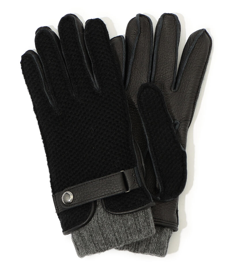 MAZZOLENI ニットコンビ グローブ