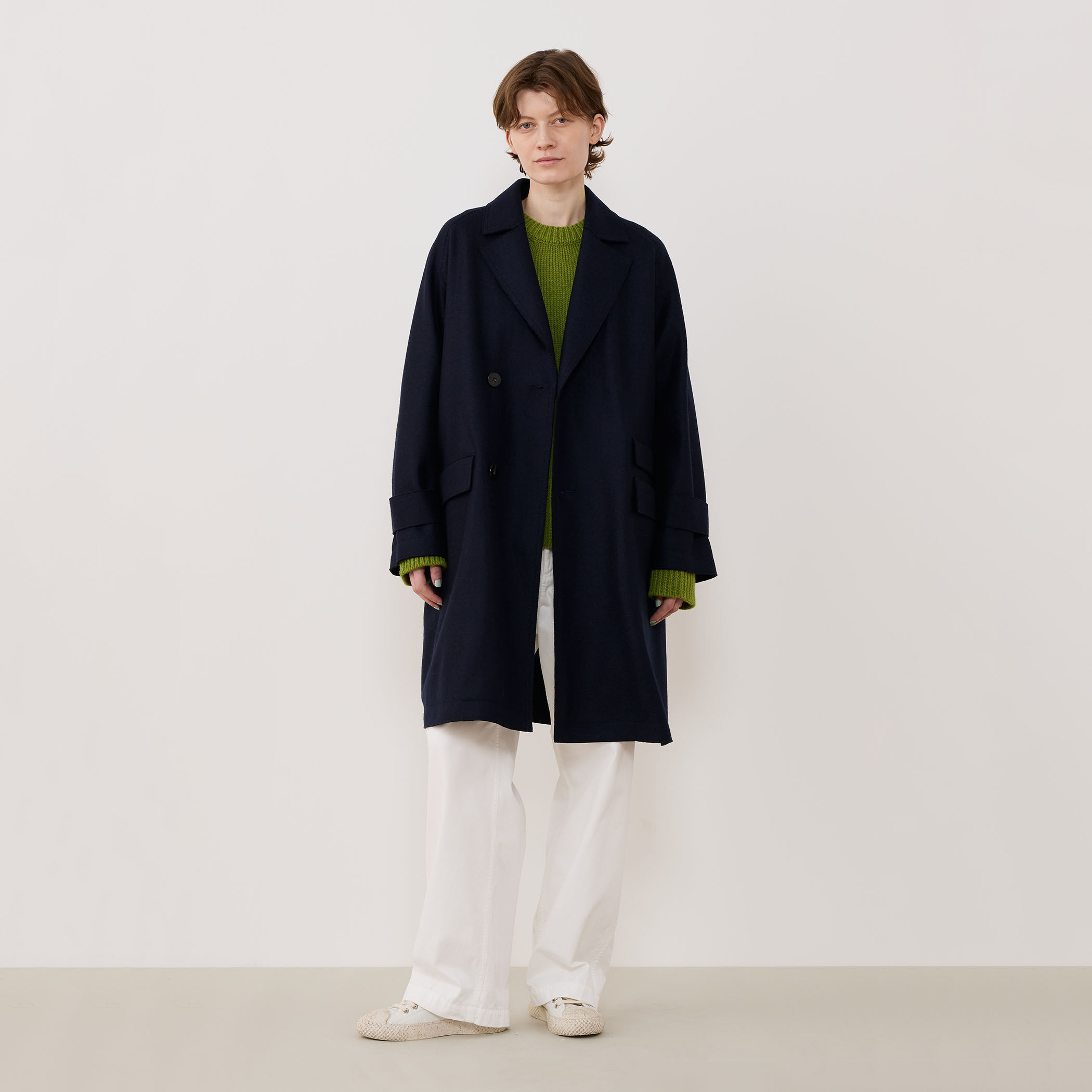 スムースプレスドウール マリンコート｜トゥモローランド 公式通販