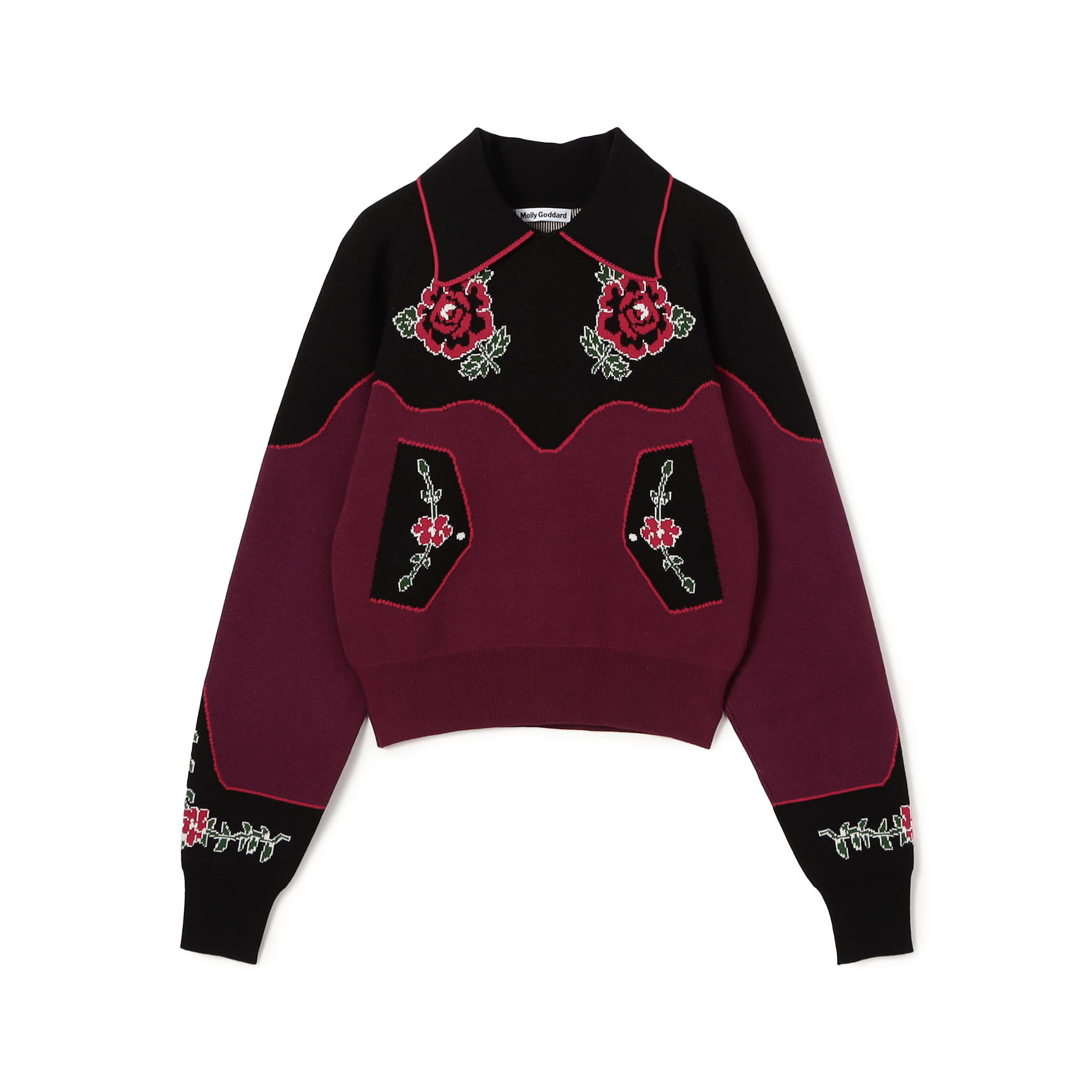 Molly Goddard NATASHA JUMPER ジャカードニット Molly Goddard NATASHA JUMPER ジャカードニット