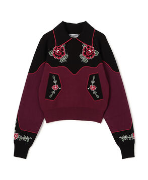 Molly Goddard NATASHA JUMPER ジャカードニット
