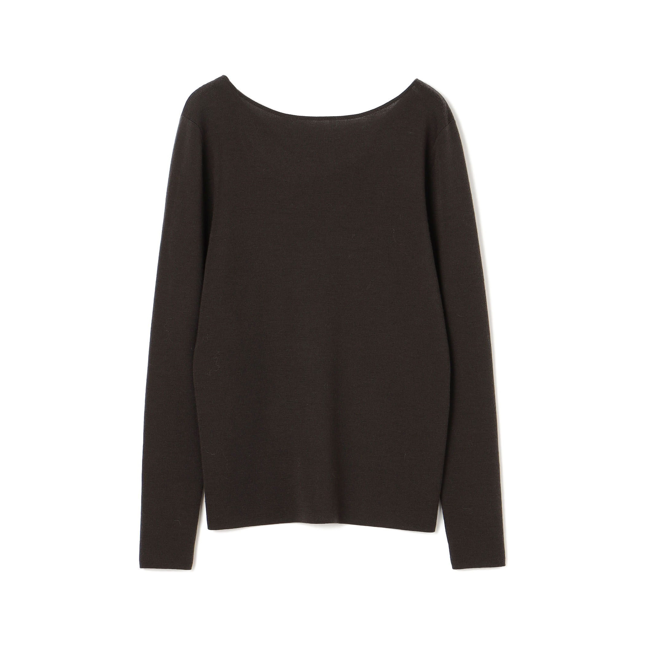 16Gエクストラファインウール ボートネックプルオーバー