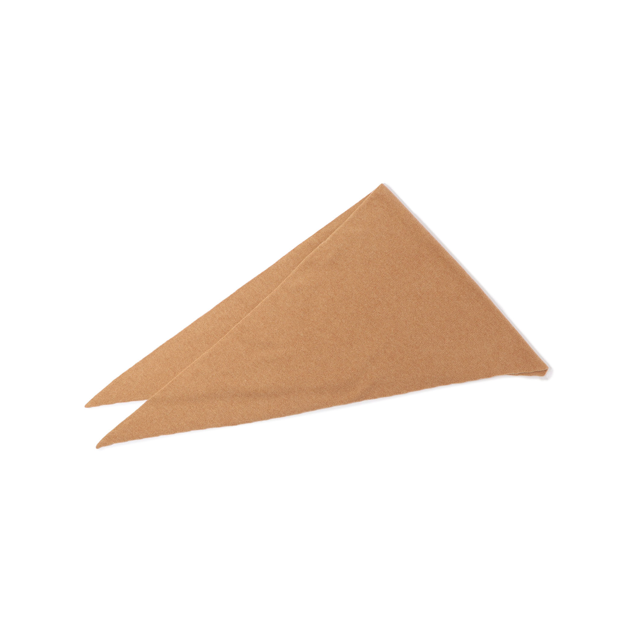 アソースメレ テディベアヤーン トライアングルニットストール Oatmeal