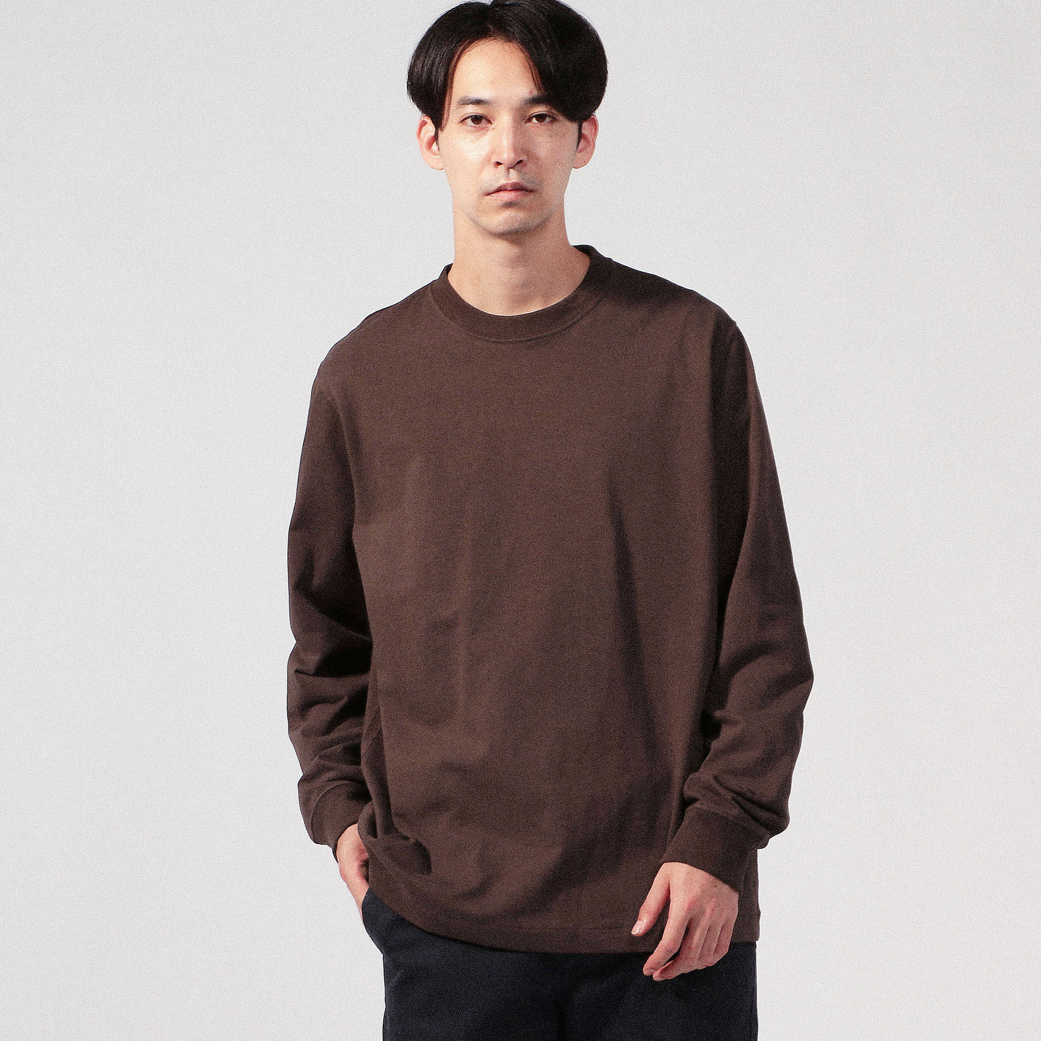 SUPIMA CREW NECK クルーネックロングスリーブプルオーバー 000000014455_6SAHvze.jpg