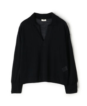 シアーウールブレンド スキッパープルオーバー