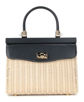 RODO RATTAN M ハンドバッグ