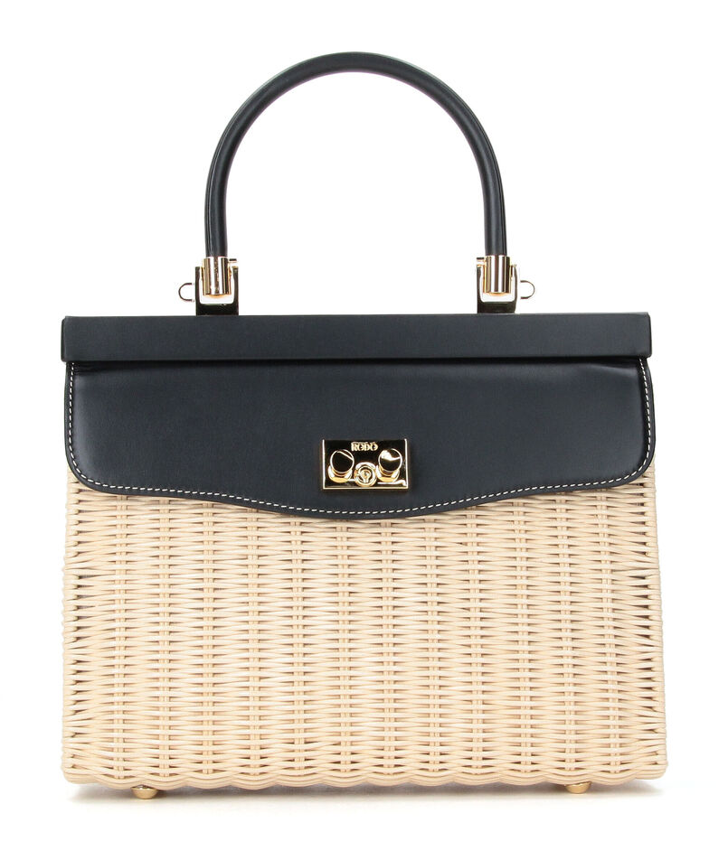 RODO RATTAN M ハンドバッグ