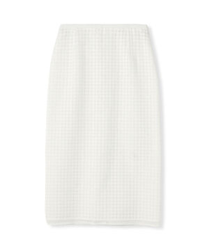 ピッコロドット タイトストレートスカート