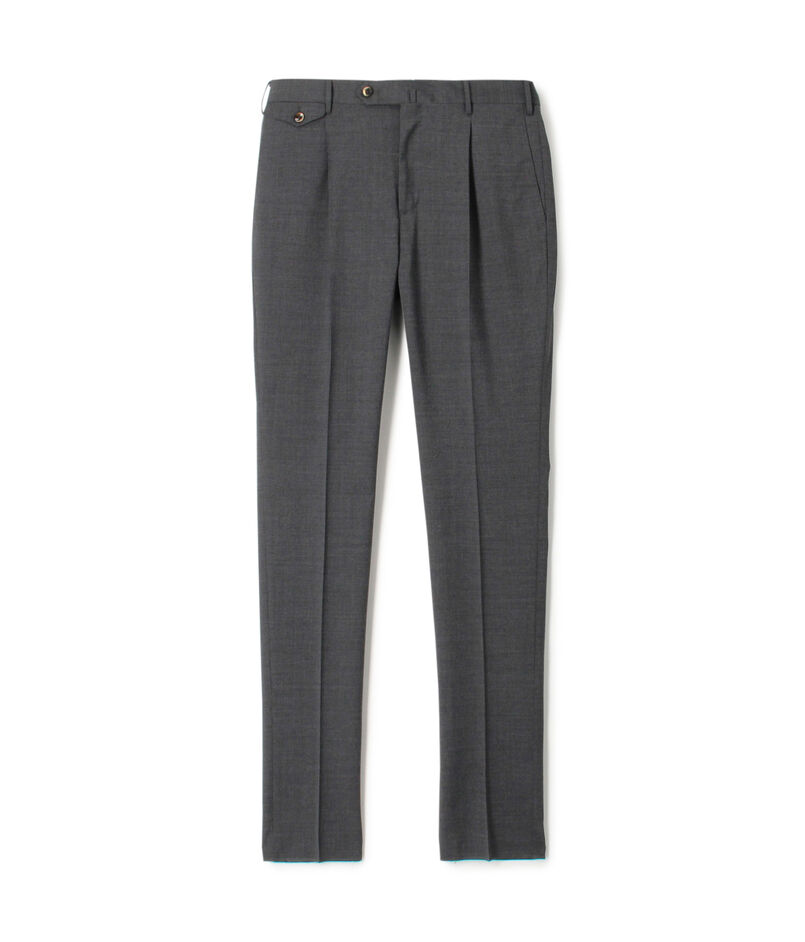 PT TORINO GENTLEMAN FIT 1プリーツスリムスラックス