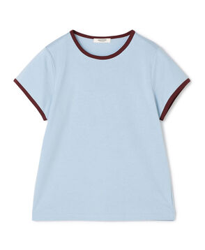 コットンジャージー トリムTシャツ