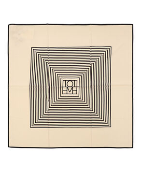 TOTEM モノグラムシルクスカーフ