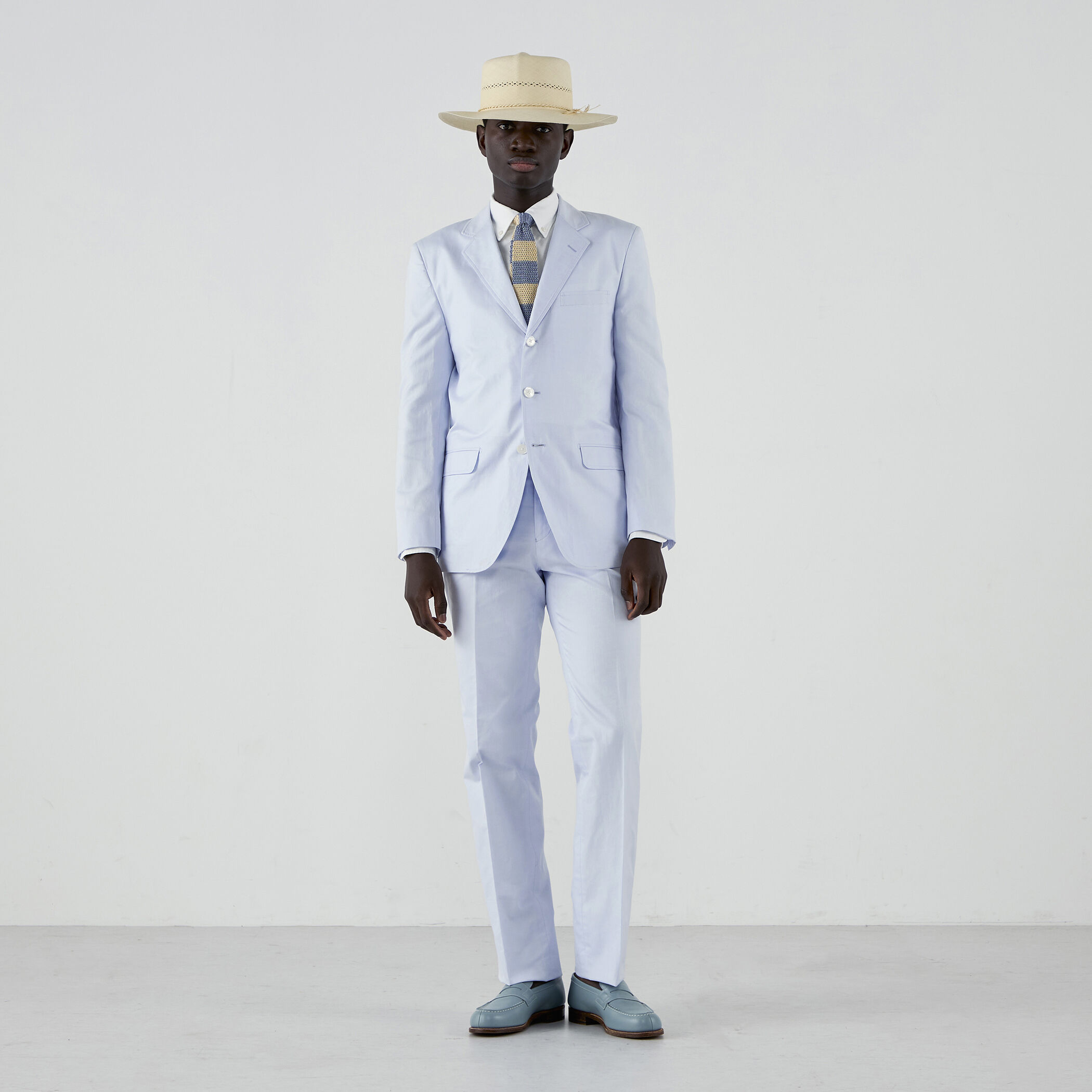 シーアイランドコットン シングルブレステッド3Bスーツ DJA VIRGINE