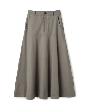 ノンマーセライズドコットン フレアスカート