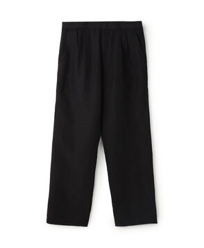 リネンキュプラシルクコンパクト ツータックパンツ