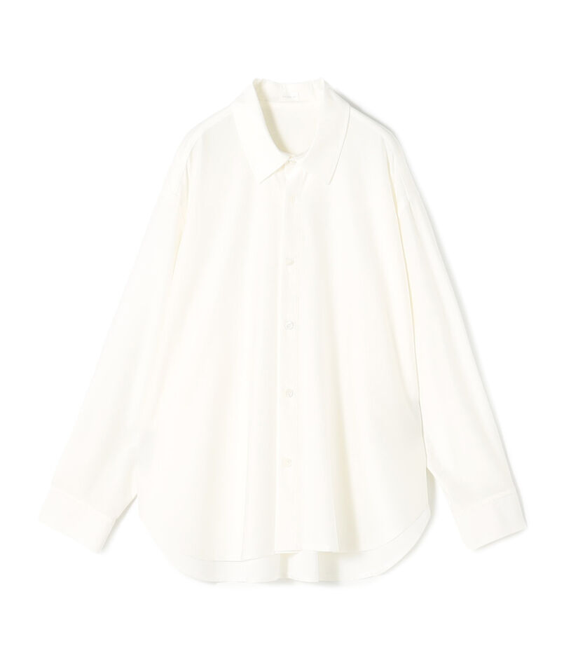シルキーコットン ショートレングスシャツ