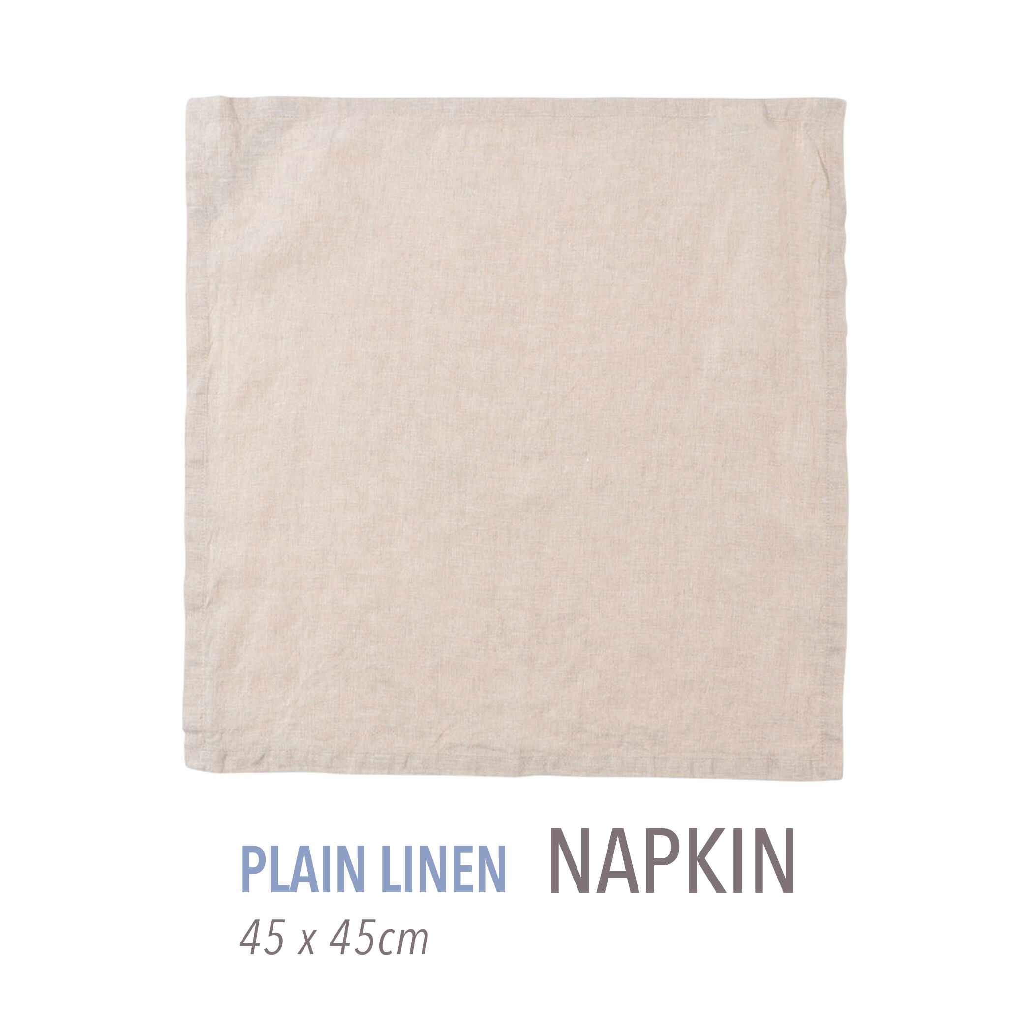 プレーンリネン ナプキン（45cm X 45cm）｜トゥモローランド 公式通販