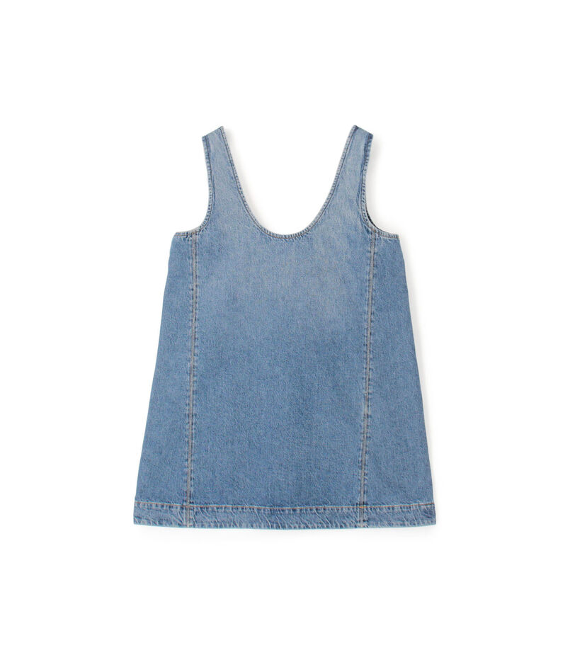 PLAN C DRESS デニム チュニックドレス
