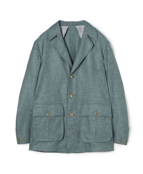 バンブーシルクコットン サファリジャケット HAVANA DORMEUIL