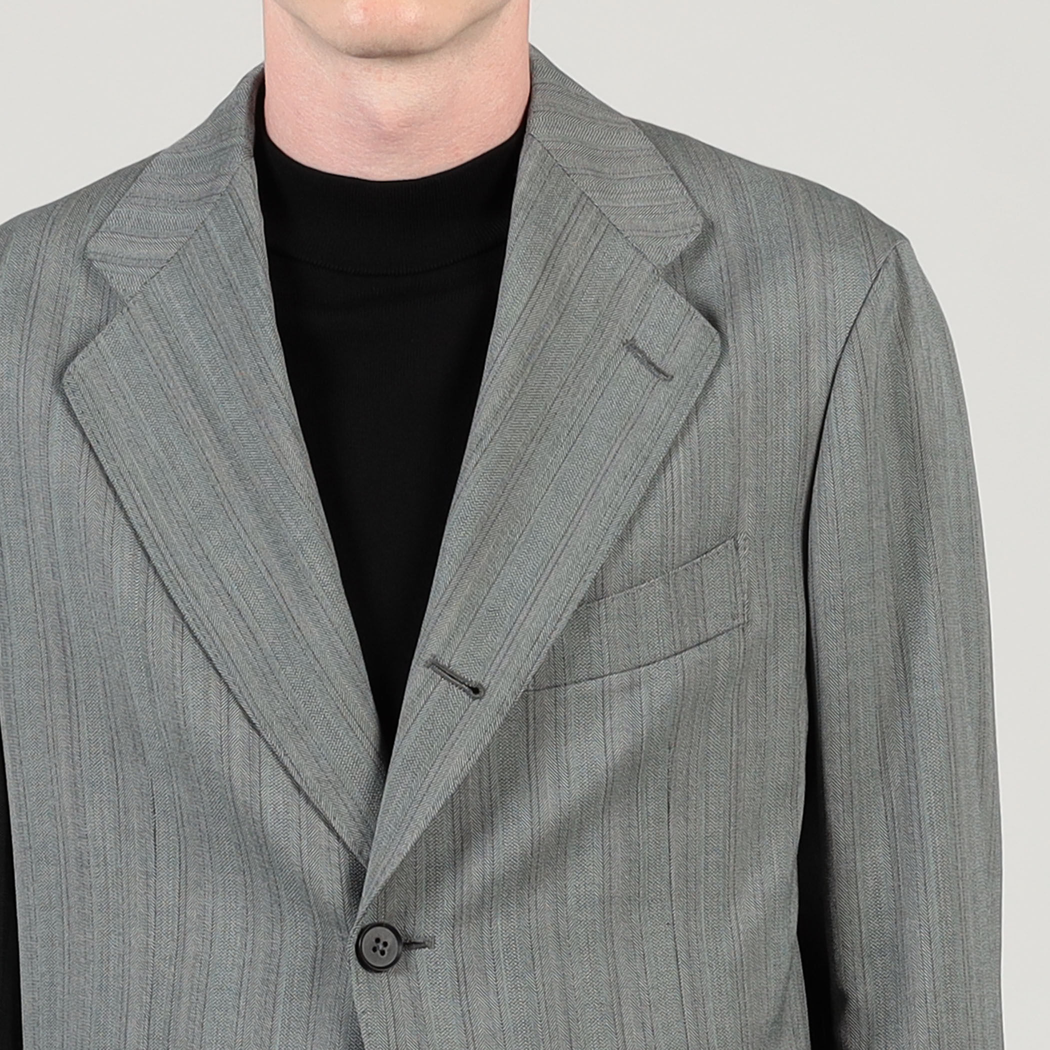 MAATEE&SONS ヘリンボーン アンコンシングルジャケット