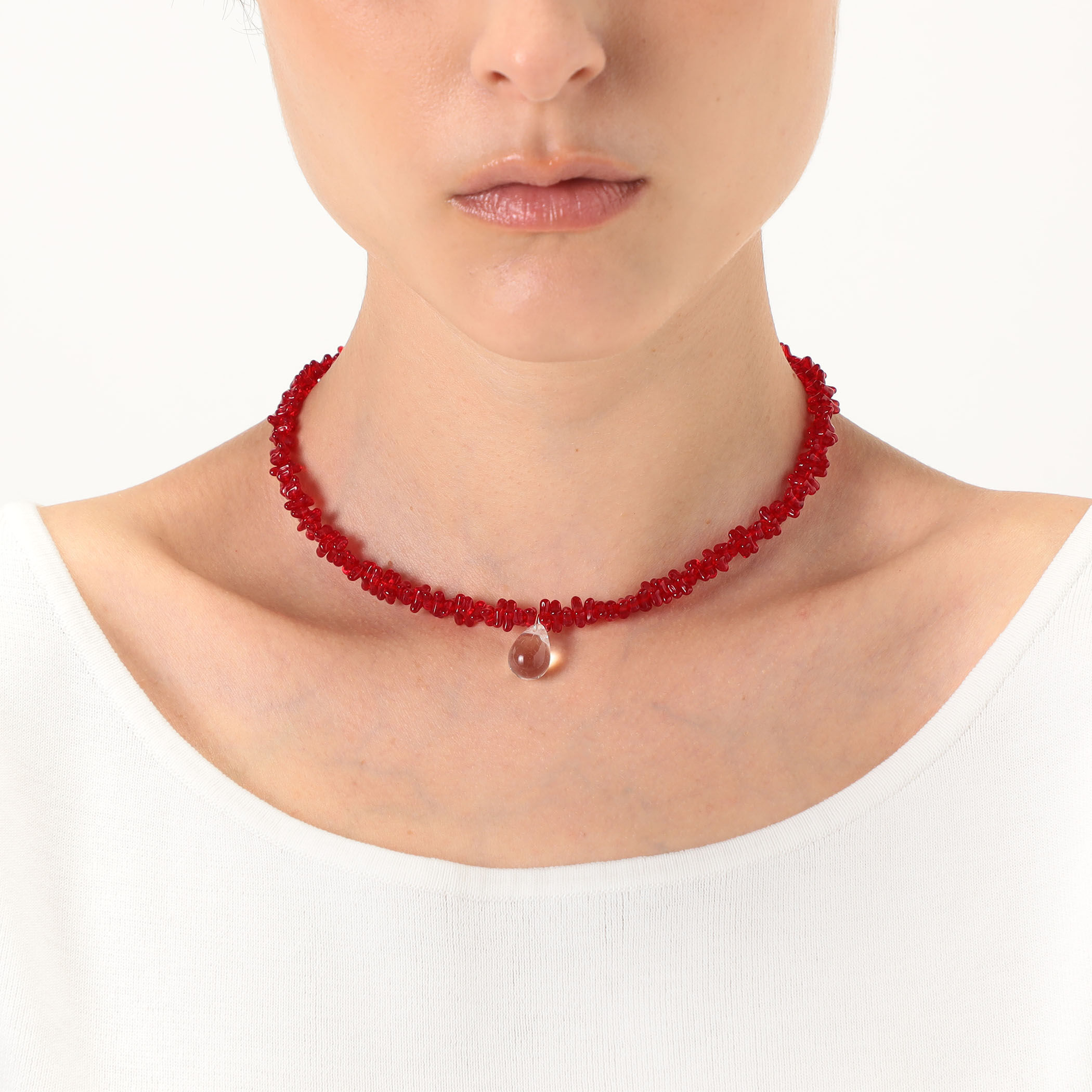 別注】Sisi Joia RED CRISTAL DROP ネックレス｜トゥモローランド 公式