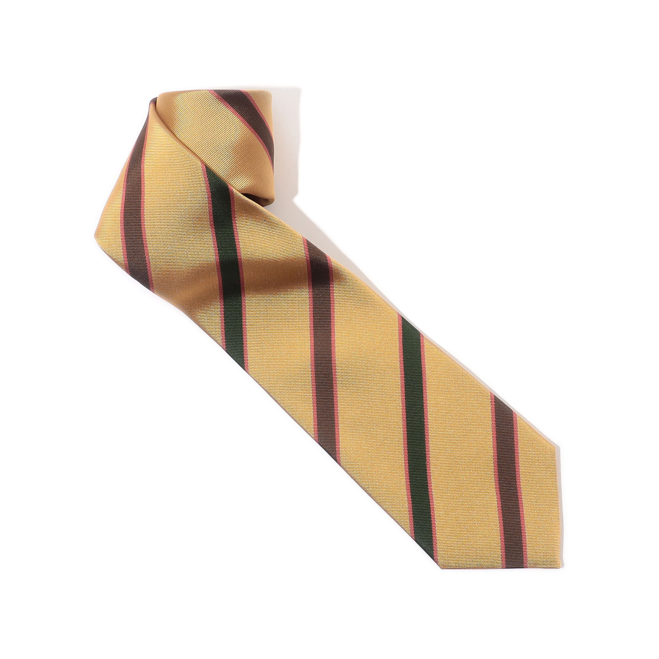 MAISON et VOYAGE シルク レジメンタルレギュラータイ