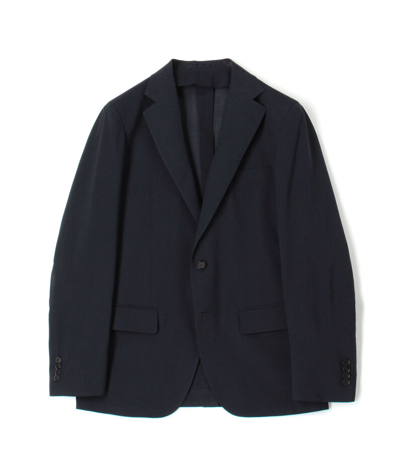 ■Super120'sウールポリエステル シングルブレステッド2Bジャケット ■Super120'sウールポリエステル シングルブレステッド2Bジャケット