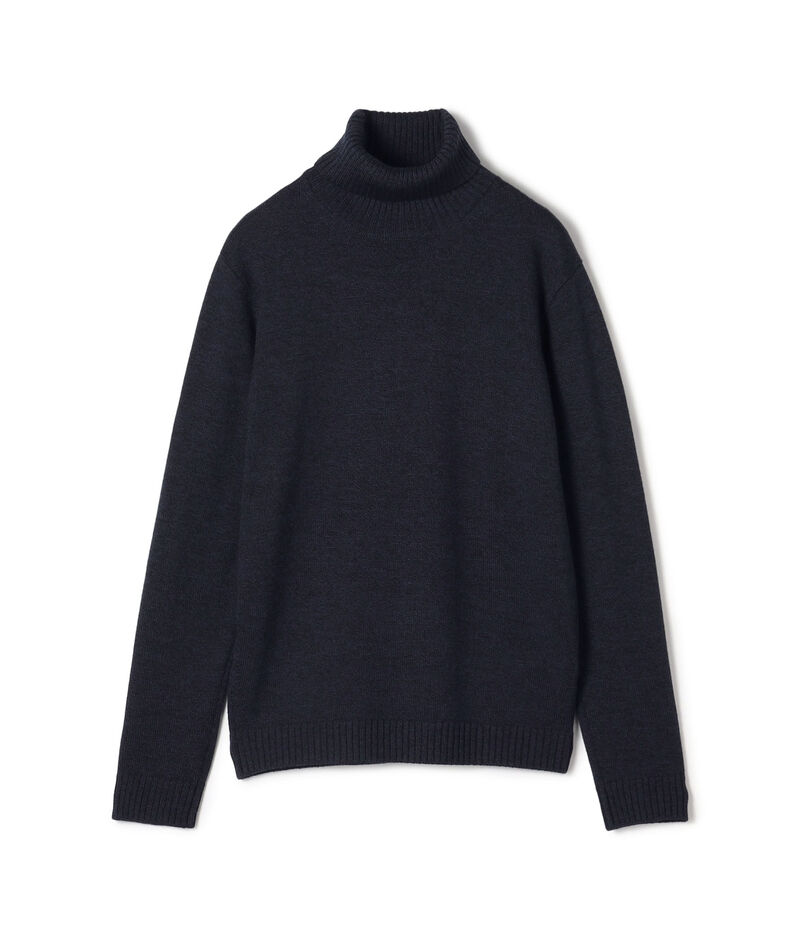■TOMORROWLAND tricot メリノウール タートルネックニット
