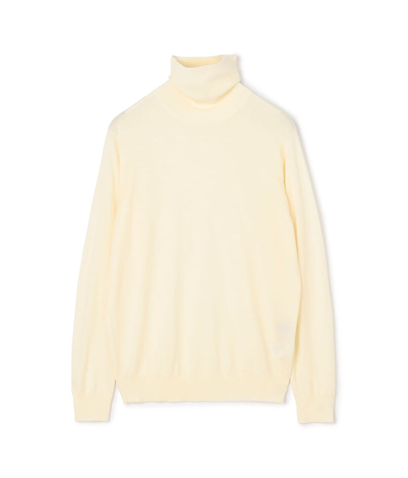 TOMORROWLAND tricot スーパーファインメリノウール タートルネック S-WOOL