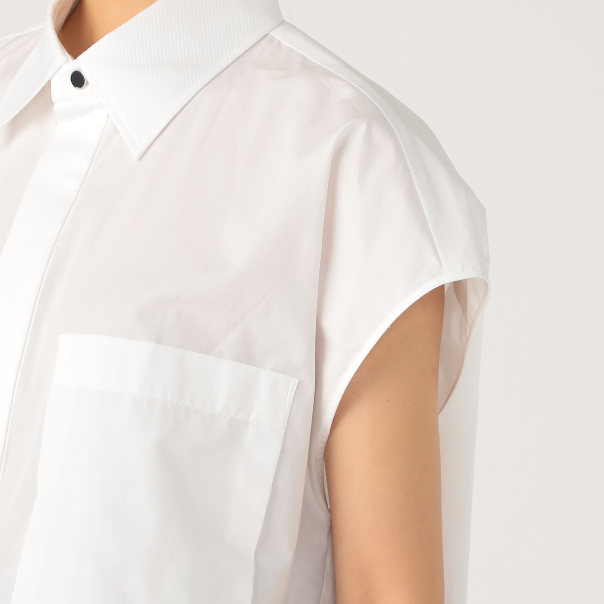 THOMASピケコンビ ドロップショルダーシャツ｜トゥモローランド 公式通販