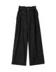 KASURIストライプ ベルテッドワイドパンツ