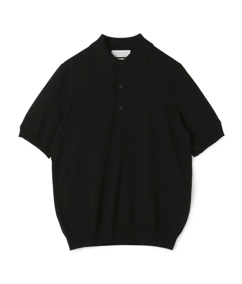 TOMORROWLAND tricot シルクコットン ニットポロシャツ SESIA