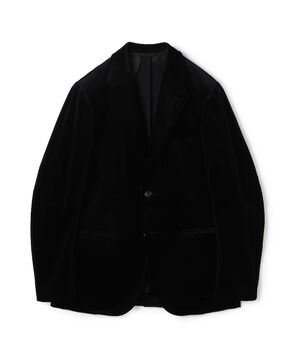 ウォッシュドベルベット シングルブレステッド 2Bジャケット PONTOGLIO