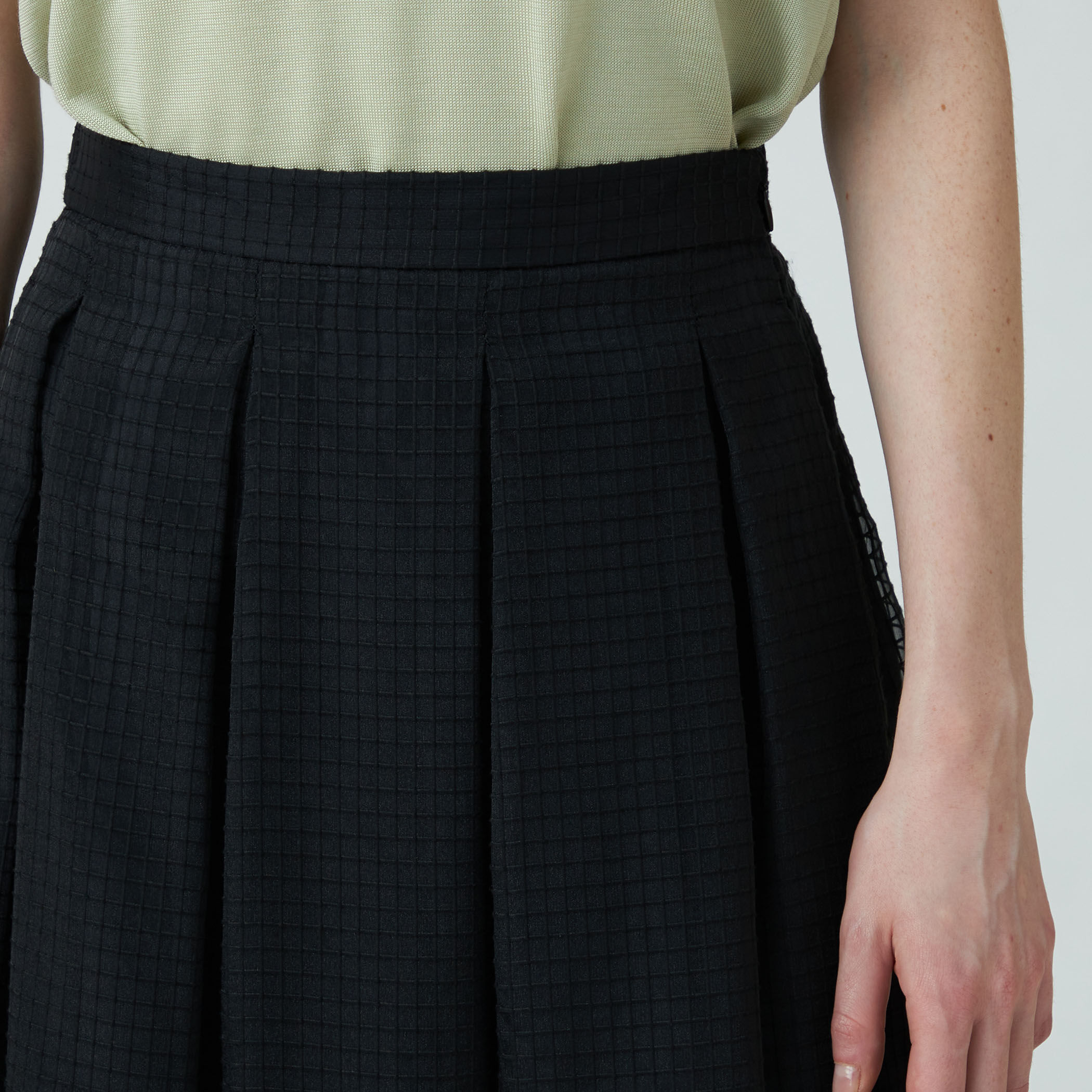 トゥモローランド collection チェック タックスカート トゥモローランド collection チェック タックスカート