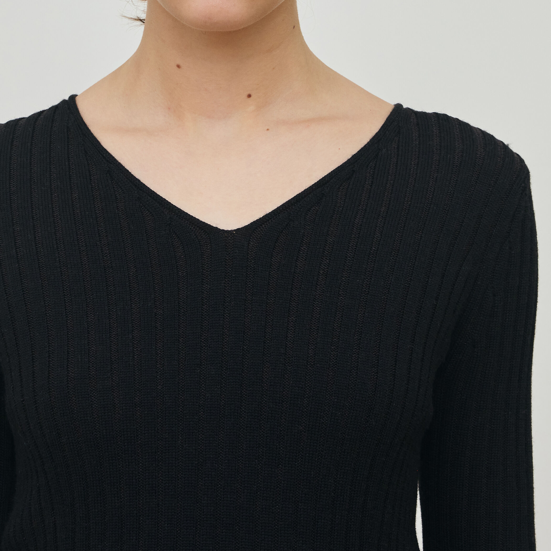 ウールリブ Vネックプルオーバー｜トゥモローランド 公式通販