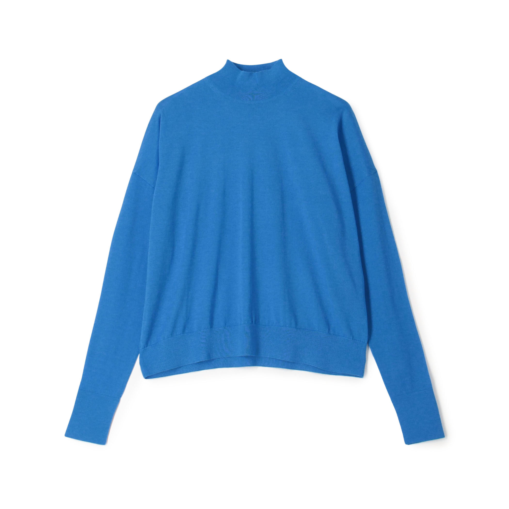 cash&barba カシミヤシルク 180 クルーネック, T Blue カシミヤシルク 180 クルーネック, T Blue – cash & barba