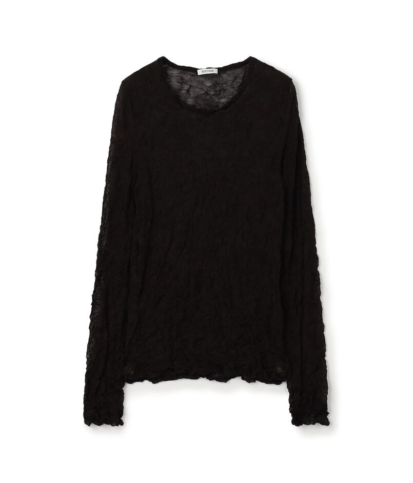 プリーツニット プルオーバー