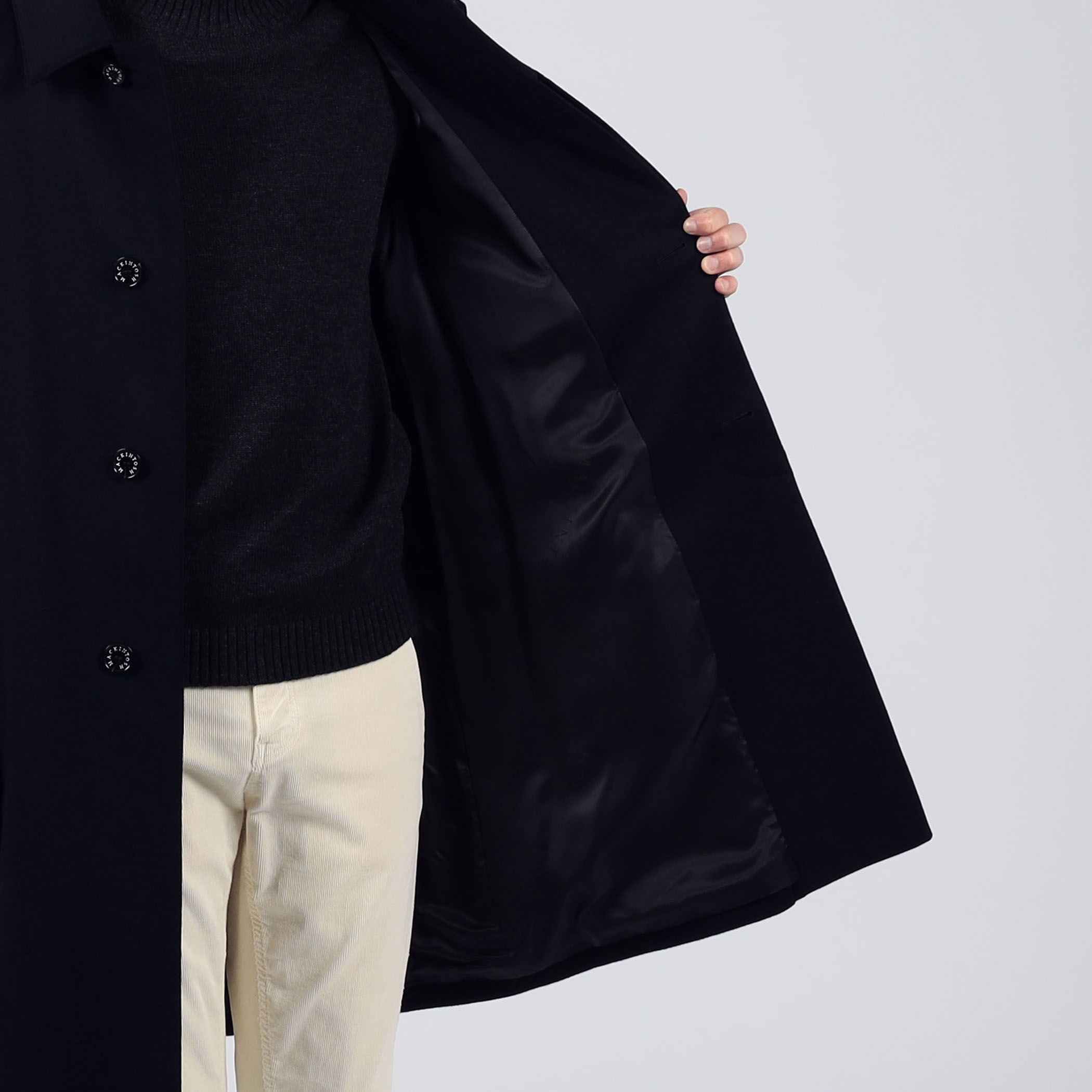 MACKINTOSH DUNKELD ウール ステンカラーコート